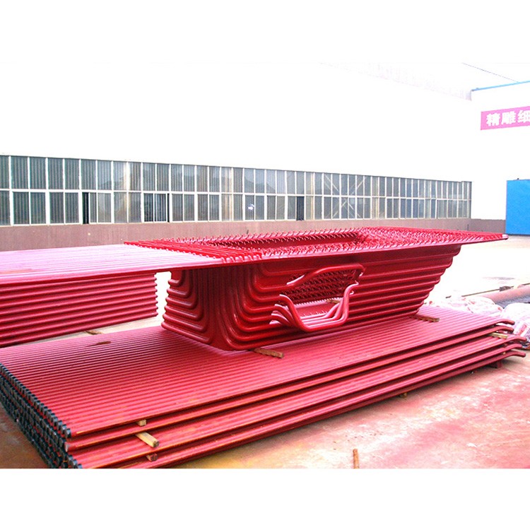 螺旋水冷壁排组\GB5310配B&WB-1221/25.4-M型锅炉用\内螺纹管Ф32*6 节距48MM 鳍片8*16 L=6000 6根/组 外侧带鳍片\SA213-T12 鳍片:15CrMo\|无|无