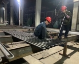 垂直水冷壁管片（8m）|φ32×8mm，截距62.5mm，5连根，总长8m|15CrMoG