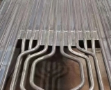 带鳍片炉管 Φ32×6mm（外径×厚度） 两侧对中焊接鳍片 鳍片宽6mm 厚6mm 材质15CrMoG #1、#2上锅螺旋水冷壁