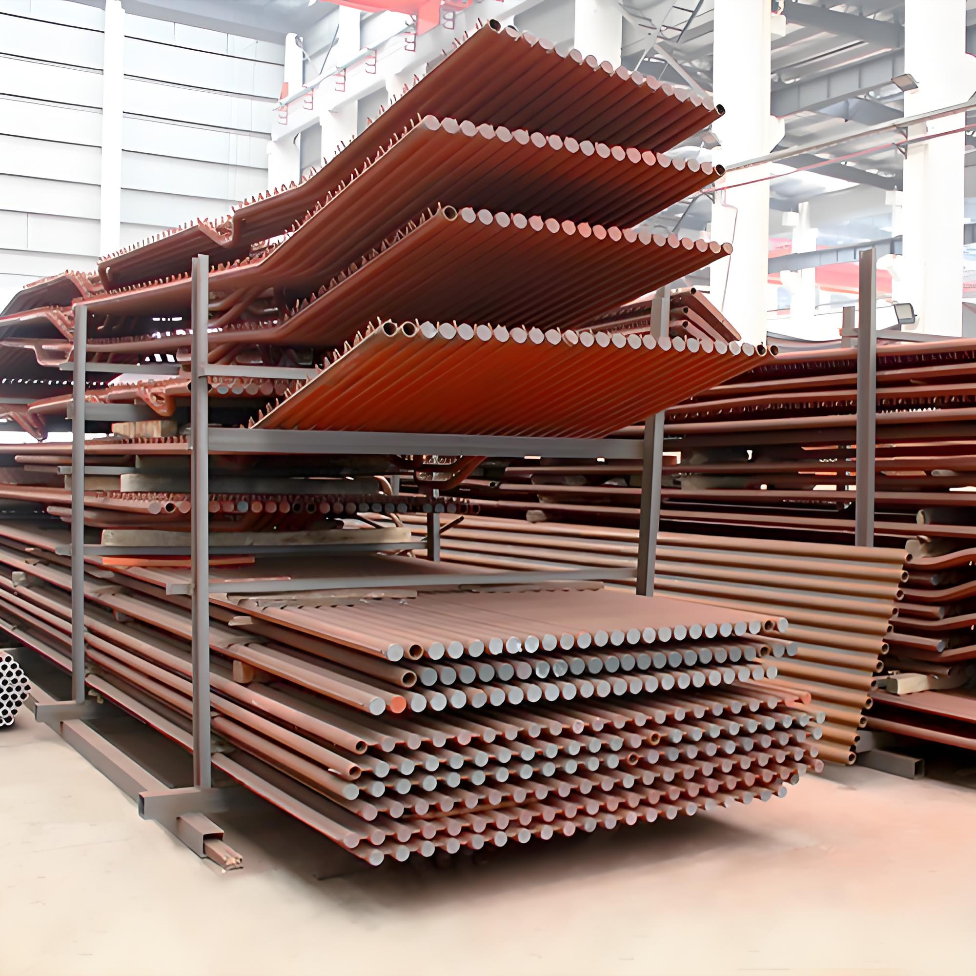 水冷壁连管屏（3根）管子规格为φ31.8×6.5 适用于东方锅炉厂生产的DG1280/25.4-II3锅炉后墙水冷壁管 15CrMoG